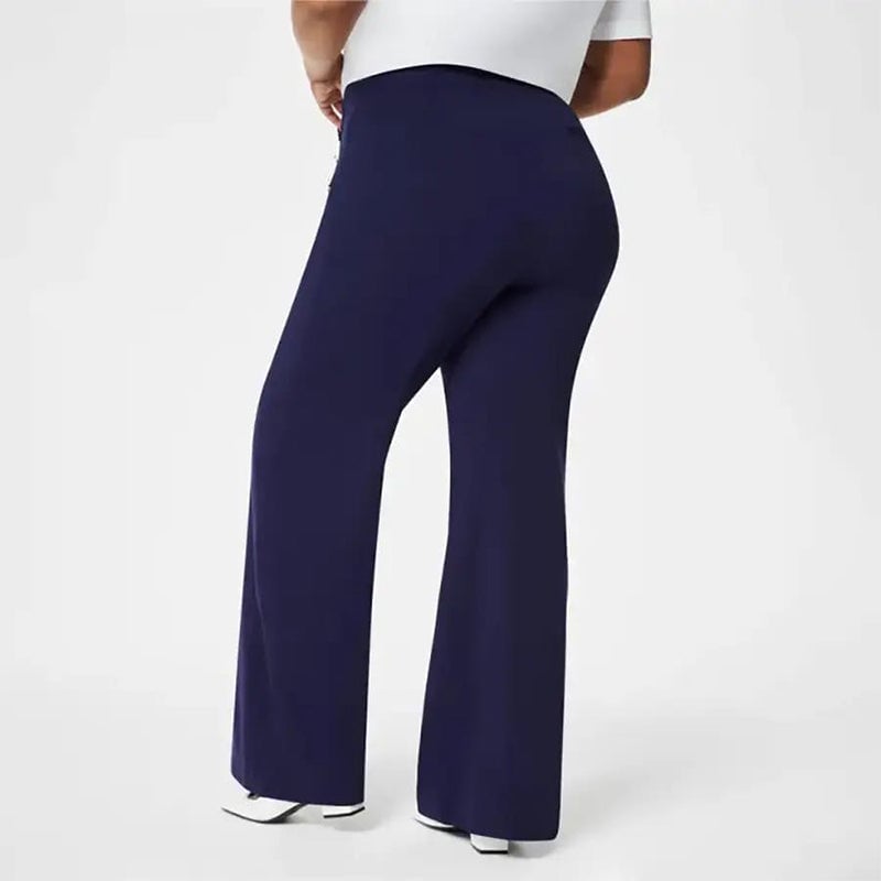 🔥Oferta 50% DESCUENTO🔥Pantalones de Pierna Ancha de Talle Alto y Alta Elasticidad para Mujer Tallas Grandes