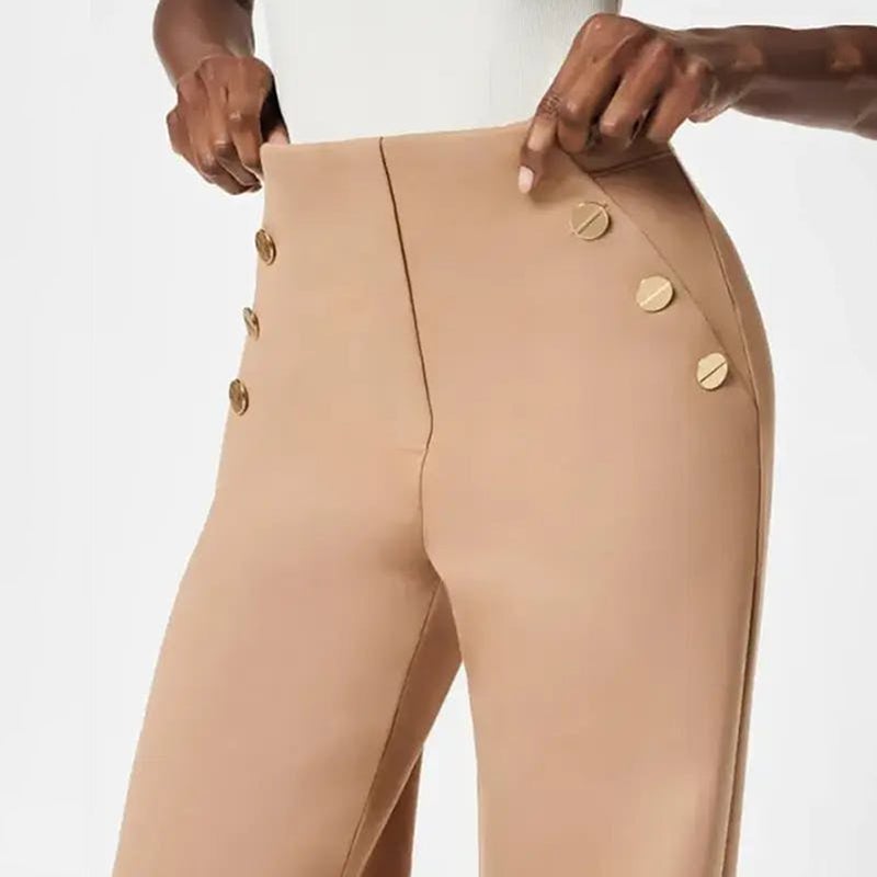 🔥Oferta 50% DESCUENTO🔥Pantalones de Pierna Ancha de Talle Alto y Alta Elasticidad para Mujer Tallas Grandes