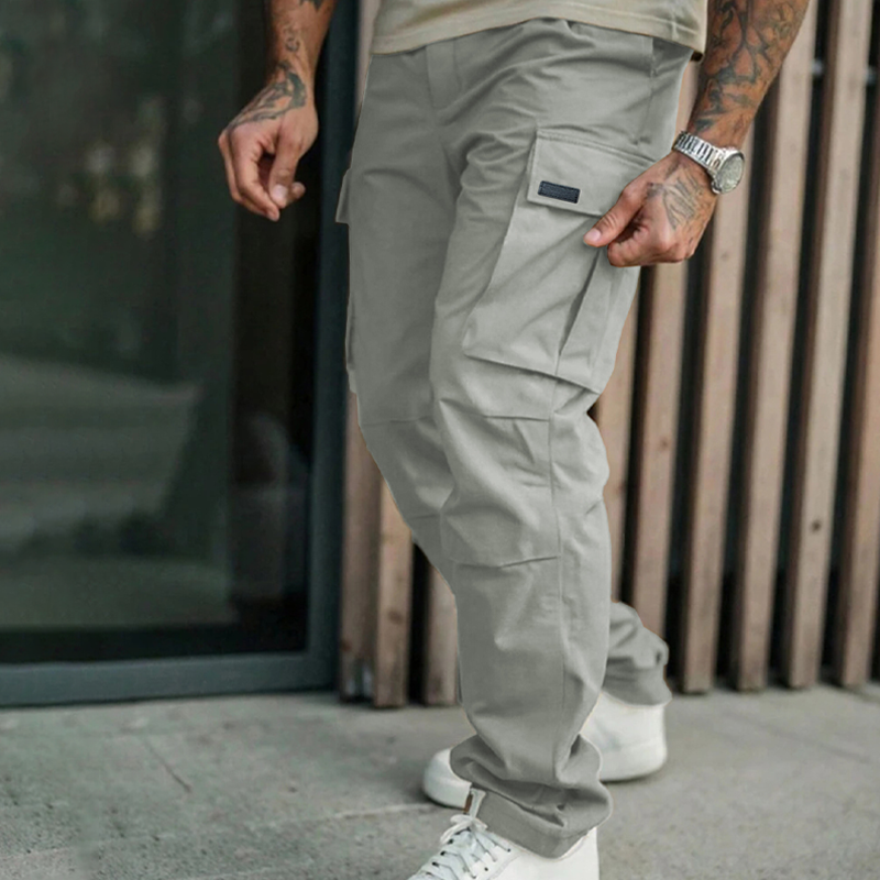 📢¡¡¡60 % DE DESCUENTO AHORA!!!🔥Pantalones cargo clásicos con múltiples bolsillos para hombre